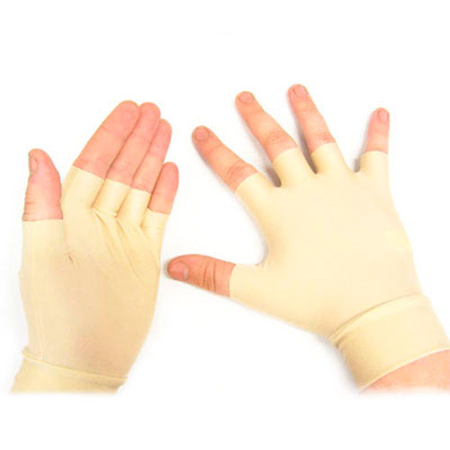 Set Of 2 Arthritis Washable Pain Relief Fingerless Gloves