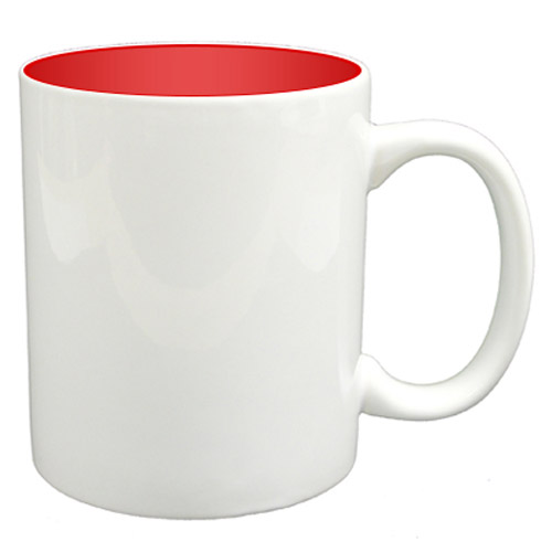 36 11oz Mugs - Red Colour Sublimation Printing + Inner Boxes