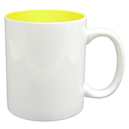 36 11oz Mugs - Yellow Colour Sublimation Printing + Inner Boxes