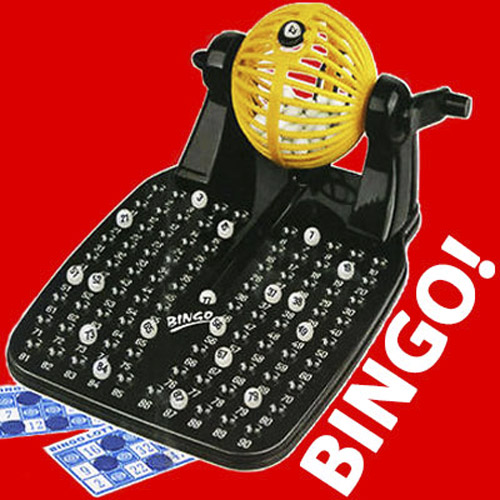 90 Ball Traditional Lotto Bingo Family Fun Game Set