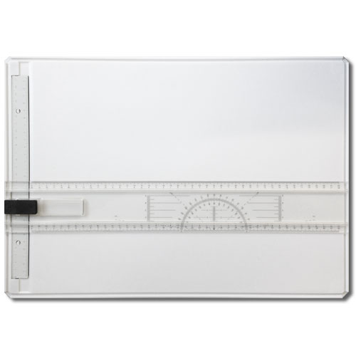 Deluxe A3 Drawing Board with Sliding Rule and Protractor