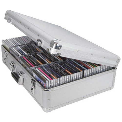 Aluminium DJ CD Flight Storage Case - Holds 120 CDs