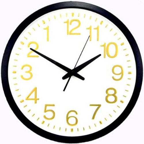 12 Inch Novelty Backwords Moving Clock