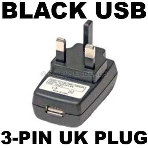 Black USB Plug