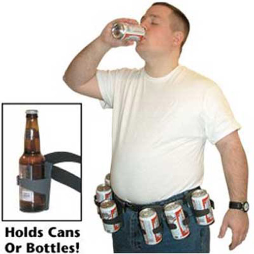 The Beer Belt Bottle and Can Holder