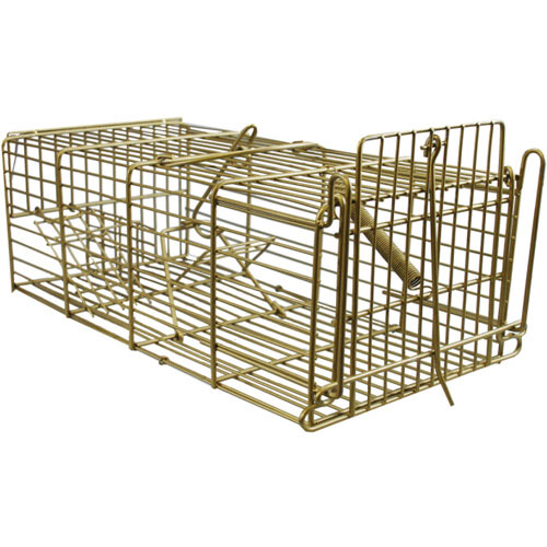 Galvanised Steel Humane Live Rats Rodent Rat Cage Trap