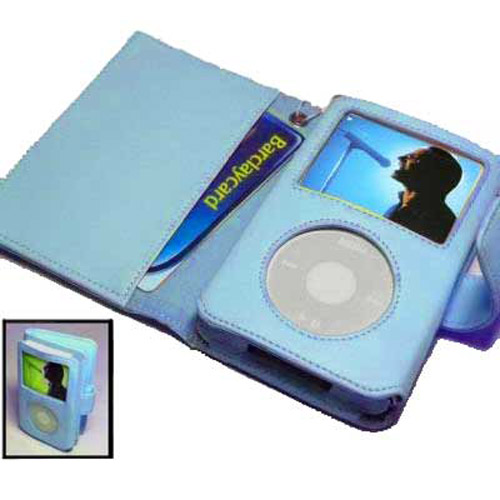 Wallet Case for iPod Classic 180GB - Blue