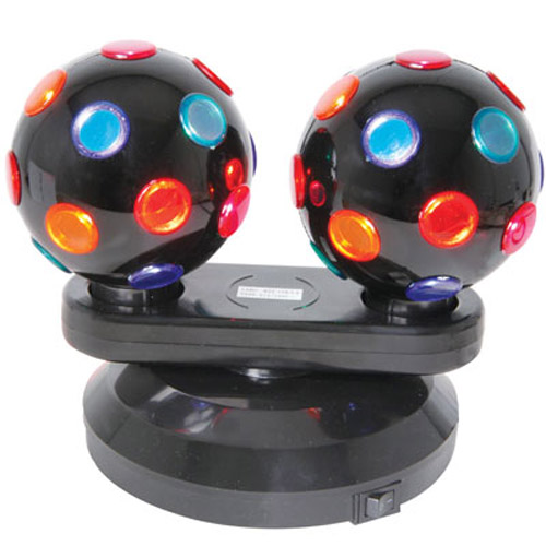 Large Double Rotating Twin Disco Ball Party Lights