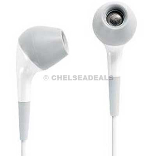 iPod Earbud / Earjam style in ear bass boosting earphones - Whit