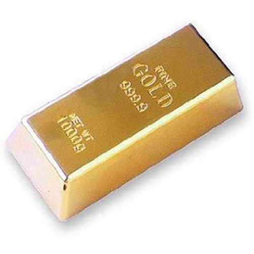 Gold Bullion Door Stop - Heavy 1KG Bar!