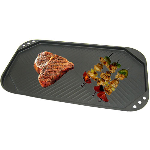 Non Stick Healthy Smokeless BBQ Stove Top Water Grill Pan