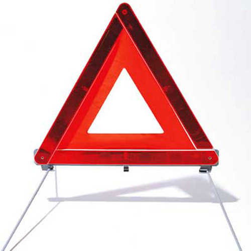 Emergency Roadside Hazard Breakdown Warning Triangle
