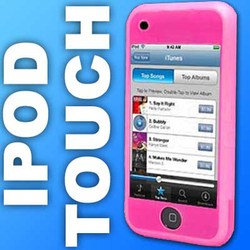 Apple iPod Touch Silicone Skin Case - Pink