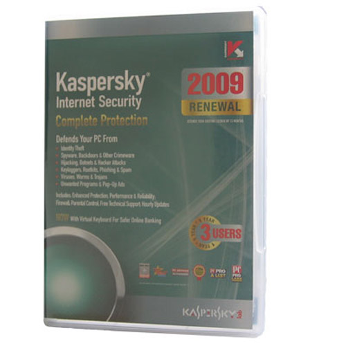 Kaspersky Internet Security 2009 3 User 1 Year Retail Box