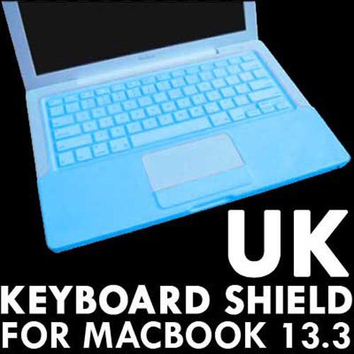 KeyBoard Silicone Cover Skin case For 13.3" MacBook - Blue