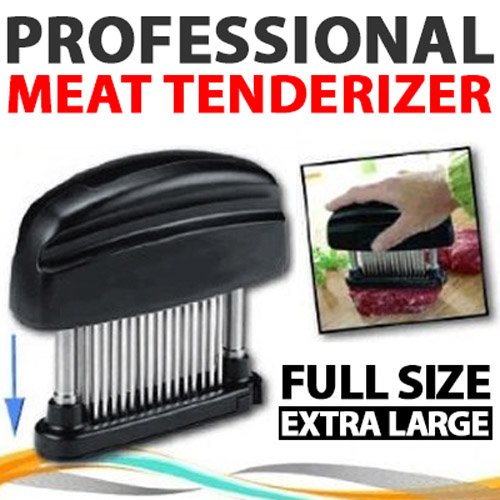 STAINLESS STEEL PUNCH SPIKE MEAT TENDERIZER NEW ADD FLAVOUR REDUCE
