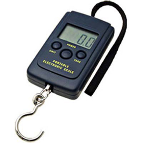 Portable Compact Digital Electronic Luggage Scale - Black