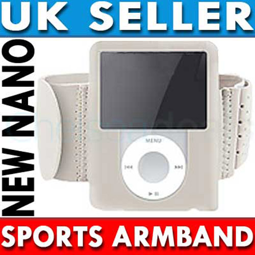 Sports Gym Armband for iPod Nano 3G - Grey