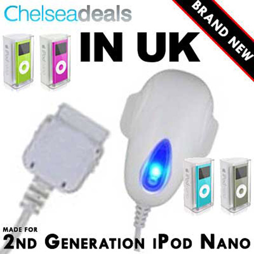iPod UK Charger - White