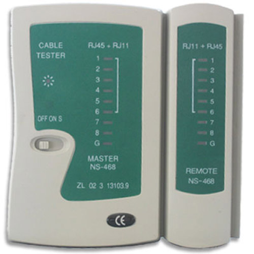 Network LAN Cable Tester with RJ45 and RJ11