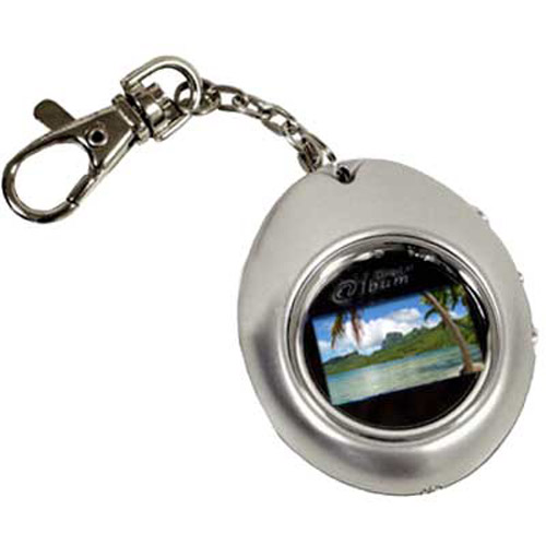 1.1" LCD Photo Keychain/Keyring Silver (Full Colour)