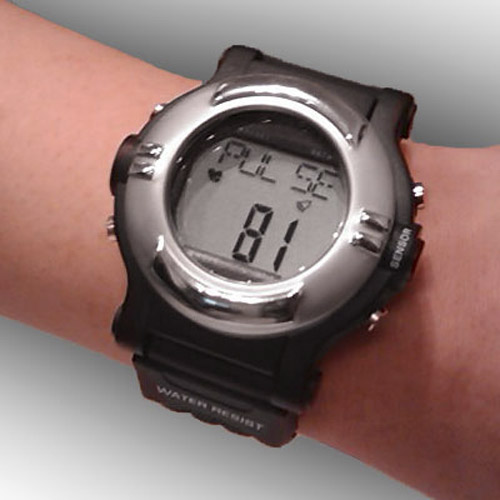 Heart Rate Monitor Watch - Black