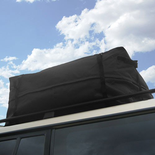 Car Roof Cargo Bag For Traveling - Waterproof (Black)