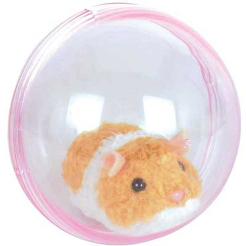 Running Hamster - An Active Toy Hamster in a Ball