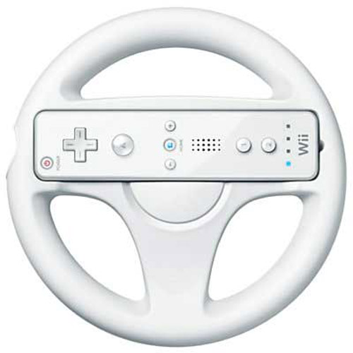 Round Steering Wheel for Nintendo Wii Mario Kart Game