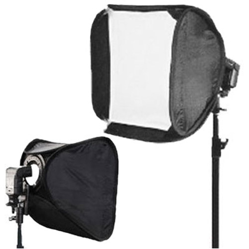 Hot Shoe Soft Box Kit for Speedlights 60cm - Twin Diffuser