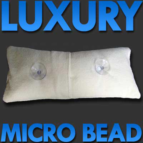 Luxury Spa / Bath Pillow with Microfibre Cover
