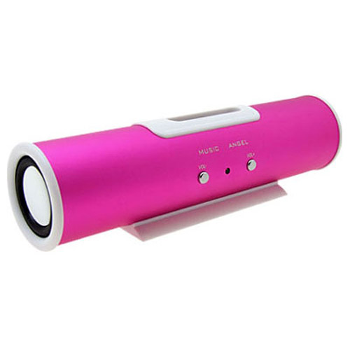 Double Speaker System for iPod & MP3 Player - Pink
