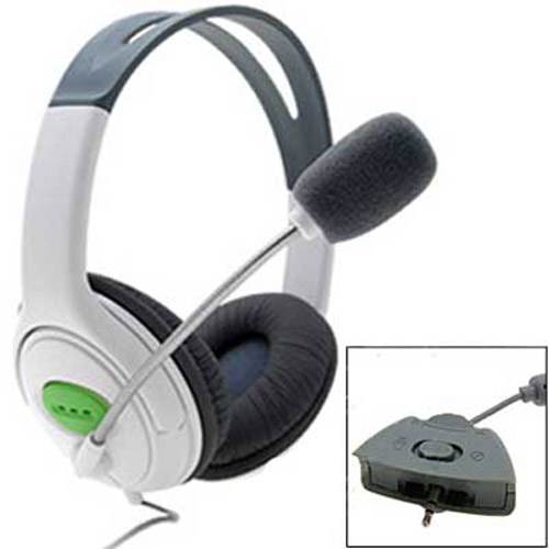Earbud Microphone on Headset   Headphones With Microphone For Xbox 360 Live