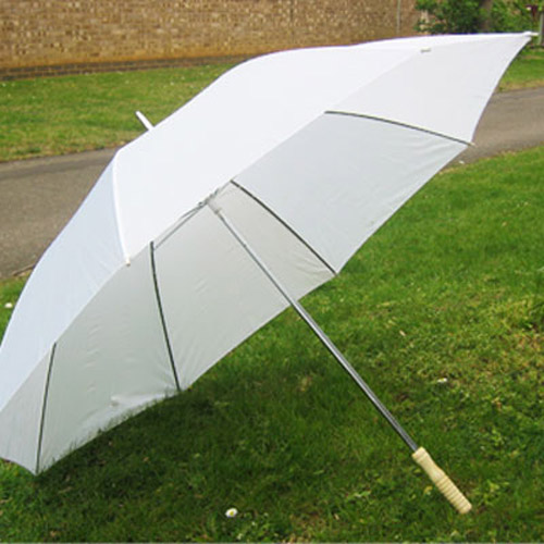Large Classic Wedding & Golf Umbrella - White
