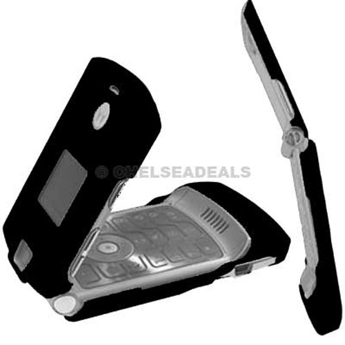 Motorola V3 Clip On Case - Black