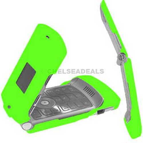 Motorola V3 Clip On Case - Green