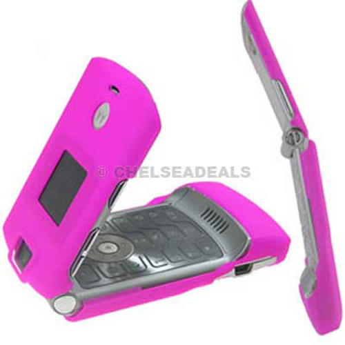 Motorola V3 Clip On Case - Pink