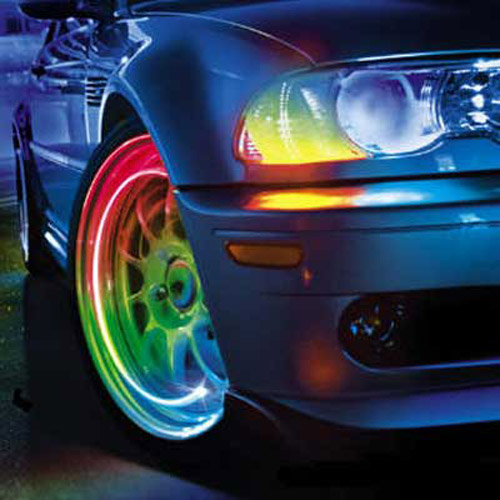 Multi Colour LED Tyre Valve Cap