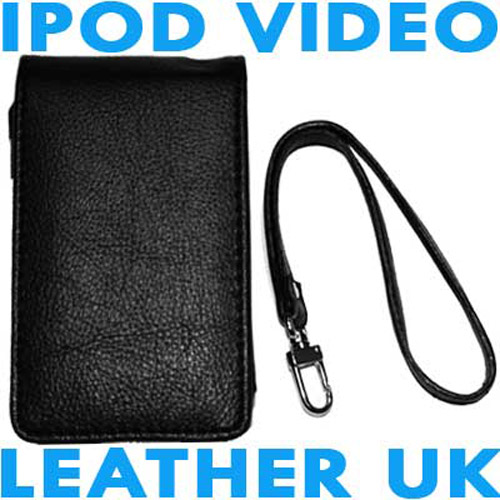 Executive iPod Video Leather Case - Black