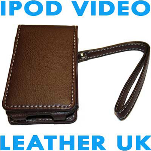 Executive iPod Video Leather Case - Brown
