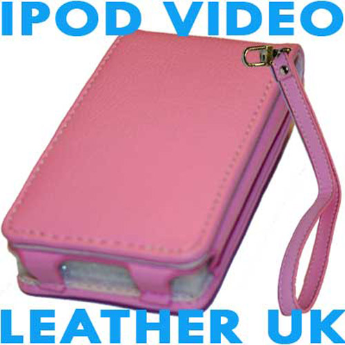 Executive iPod Video Leather Case - Pink