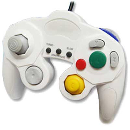 Vibration Controller for Nintendo Wii and Gamecube - White